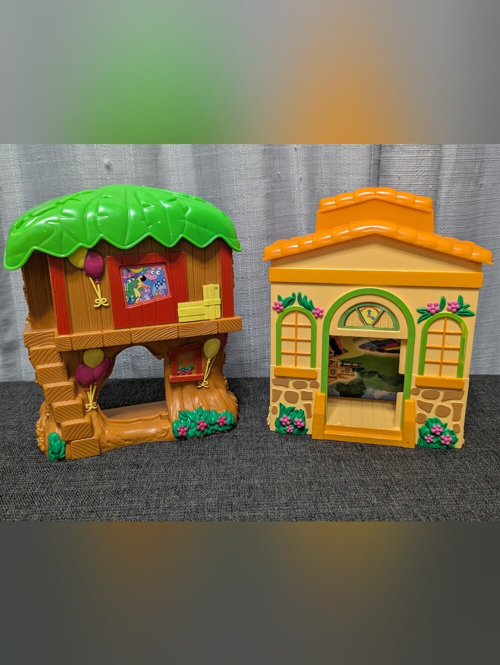 Dora The Explorer Fisher Price Treehouse And Mattel Schoolhouse 2004